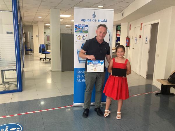 Una ganadora y tres finalistas, premiados en el Concurso Digital Infantil de Dibujo de Aguas de Alcalá